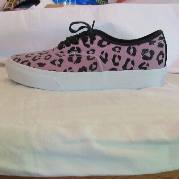 Vans Lavender and Black Leopard Print Sneakers Size 9 Ultracush Sole EUC - Picture 4 of 13